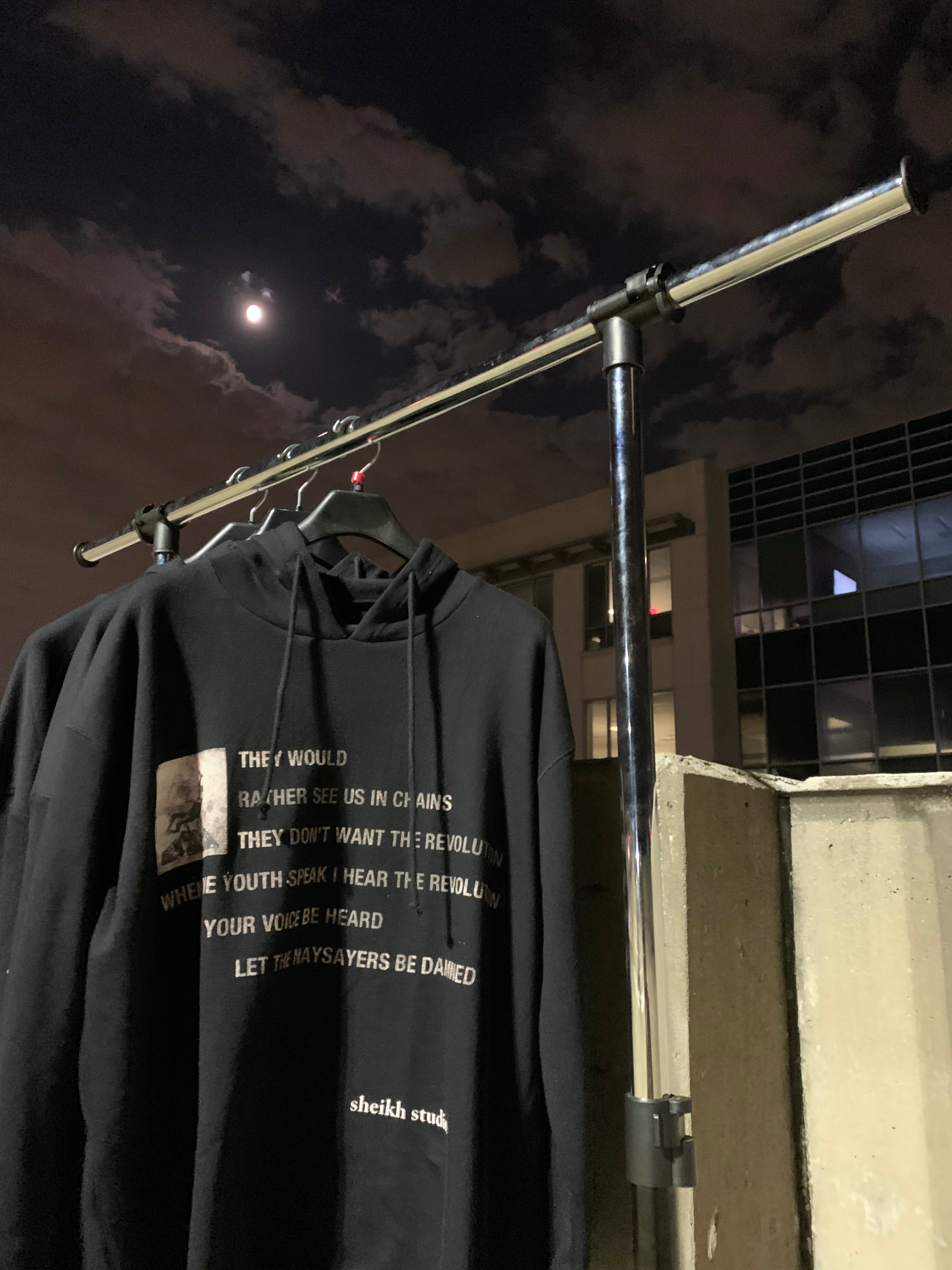 Sheikh Studios Capsule "When the Youth Speak I Hear the Revolution" Hoodie